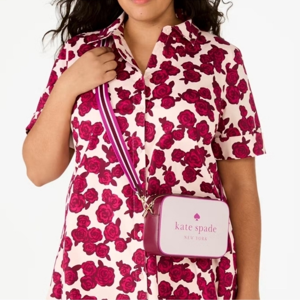 Kate Spade Lilac and Maroon Crossbody Bag - Picture 3 of 8